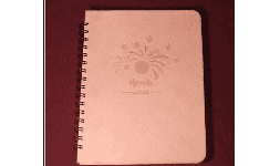 Agendas de Color Rosa Con Grabado Personalizado
