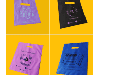 Bolsa de Plástico Tipo Boutique de Diferentes Colores y Tamaños