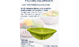 Artículos plásticos como frutero multiusos