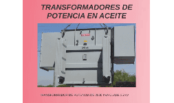 Transformadores de potencia en aceite Marca US