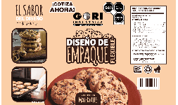 Empaques flexibles sobre diseño para empaques de botanas