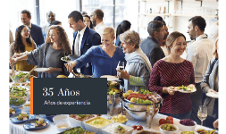 Servicio de comida transportada para fiestas y eventos