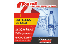 Etiquetas contra agua 5000 piezas mínimo requerido