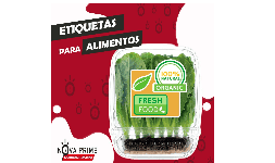 Etiquetas para alimentos frescos Nova Prime