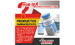 Etiquetas para la industria farmoquimica y farmacéutica