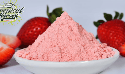 Fresa en polvo marca Tropical Harvest