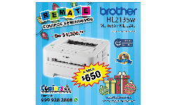 Impresoras Brother HL2135W/ML1660/ML2240 blanco y negro