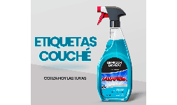 Etiquetas con material couche SAMA