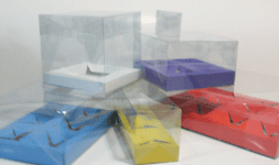Cajas para Regalo de Mica Transparente con Base