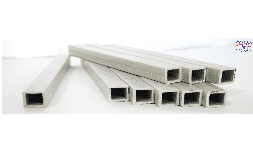 Perfiles de fibra de vidrio reforzados cuadrados 