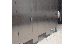 Mamparas para Sanitarios de Acero Inoxidable Divisorias