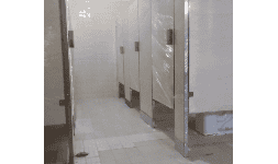 Mamparas para Sanitarios de Lamina Esmaltada para Hospitales