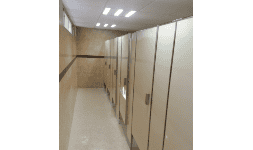Mamparas para Sanitarios de Lámina Esmaltada para Museos