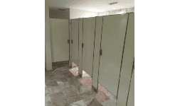 Mamparas para Sanitarios de Lámina Esmaltada para Teatros