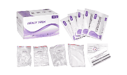 Prueba rapida de antigeno covid-19 - saliva realy tech, caja con 5 piezas 