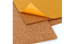 Hojas de corcho para productos de papelería