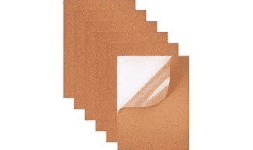 Hojas de corcho para productos de papelería