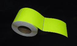 Etiquetas fondeadas fluorescentes Etisa