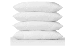 Almohadas para hoteles con funda de cierre 10pz