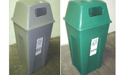 Bote para basura de polietileno