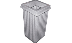 Botes para basura plasticos con tapa desmontable