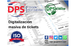 Digitalización Masiva de Tickets