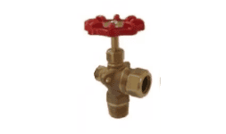 Válvulas de nivel angulares para tubos de línea roja