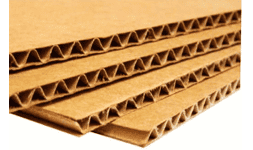 Cartón corrugado kraft fabricado a la medida que el cliente necesita