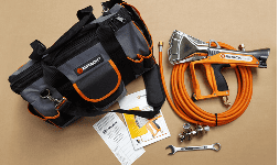 Pistola de aire caliente a gas