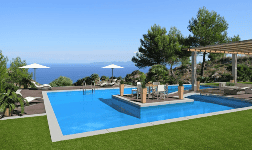 Pasto artificial europeo para jardines