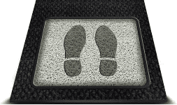 Tapetes sanitizantes de calzado de Hule Hypalon