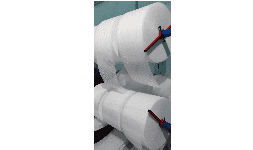 Rollos de foam para el sector farmacéutico