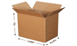 Cartón corrugado para productos químicos 100 cajas por medida