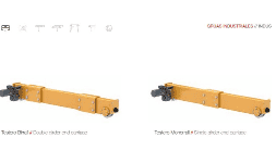 Accesorios para grúas viajeras Testero JASO