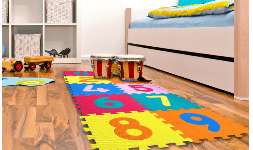 Pisos para areas infantiles de facil colocacion de hule EPDM