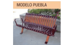 Bancas Modelo Puebla para 6 personas 