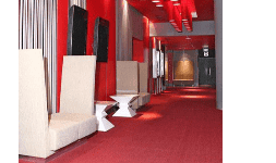Alfombras en rollo de uso rudo para habitaciones