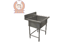 Fregaderos de acero inoxidable de cochambre 1 tarja