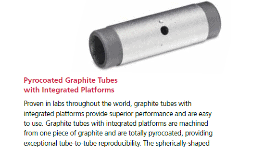 Tubos de Grafito THGA Perkin Elmer