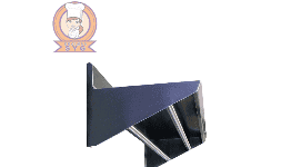 Repisas con garabato doble en acero inoxidable