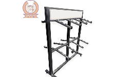 Exhibidores de acero inoxidable de bolsas