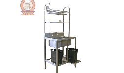 Fregaderos de acero inoxidable con escurridor