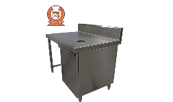 Gabinete con acceso a bote de basura