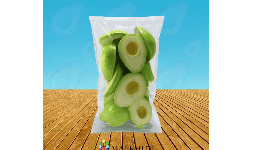 Aguacate hass en trozos envasado