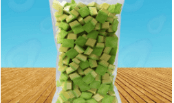 Aguacate hass en trozos envasado