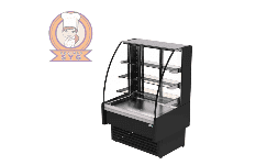 Vitrina expositora refrigerada curva cerrada AVV-6-9-C SYG