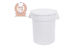 Botes de 20 gal color blanco Carlisle