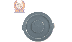 Tapas planas color gris para bote de 32 gal Rubbermaid