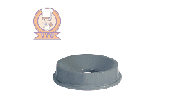 Tapas tipo embudo color gris para bote de 32 gal Rubbermaid
