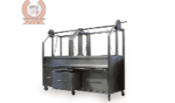 Asadores tipo argentino con cajones SYG